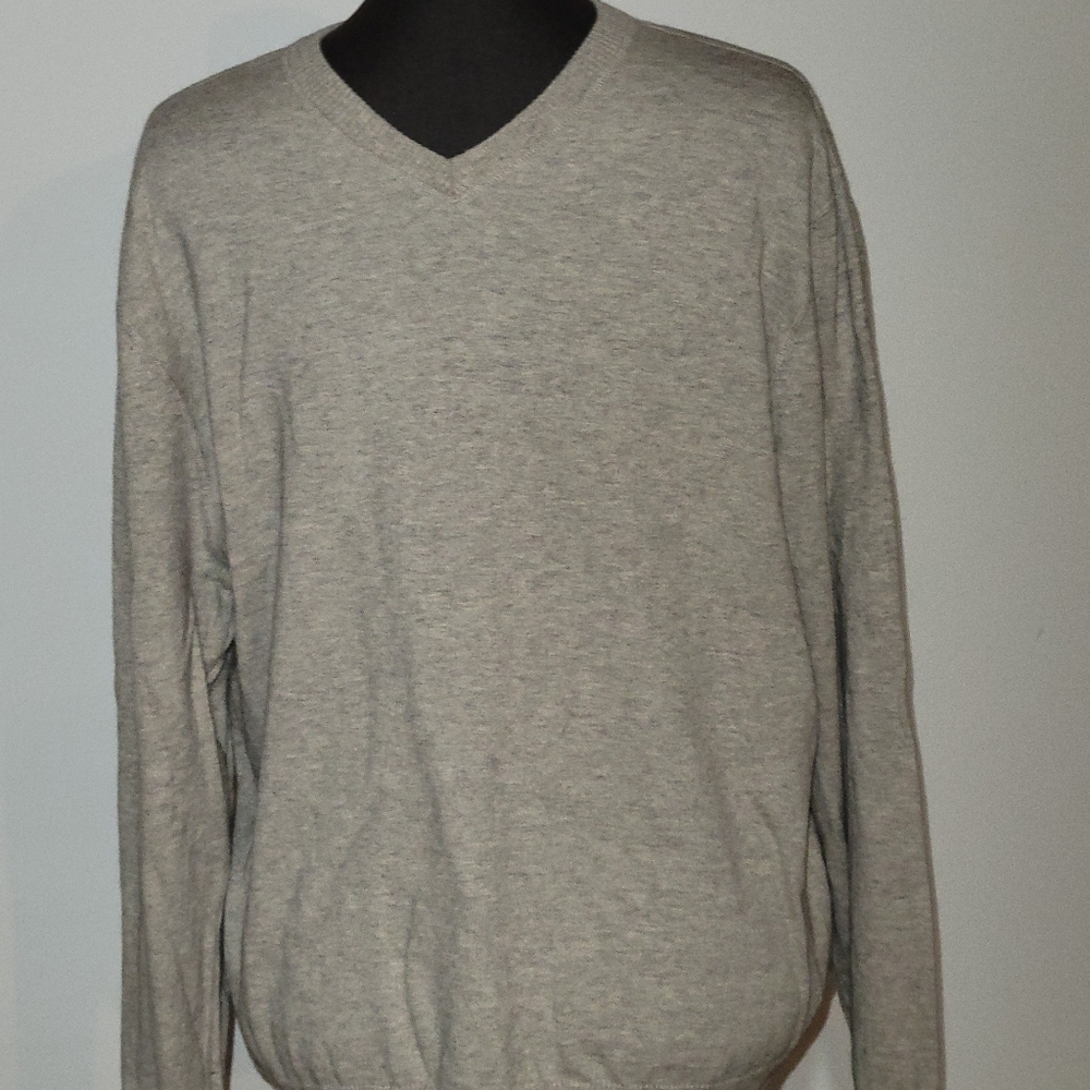 Banana Republic Men Size XL Gray Sweater Pullover